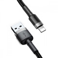Baseus Дата кабель USB 2.0 AM to Lightning 3.0m 2.0A grey-black Baseus (CALKLF-RG1)