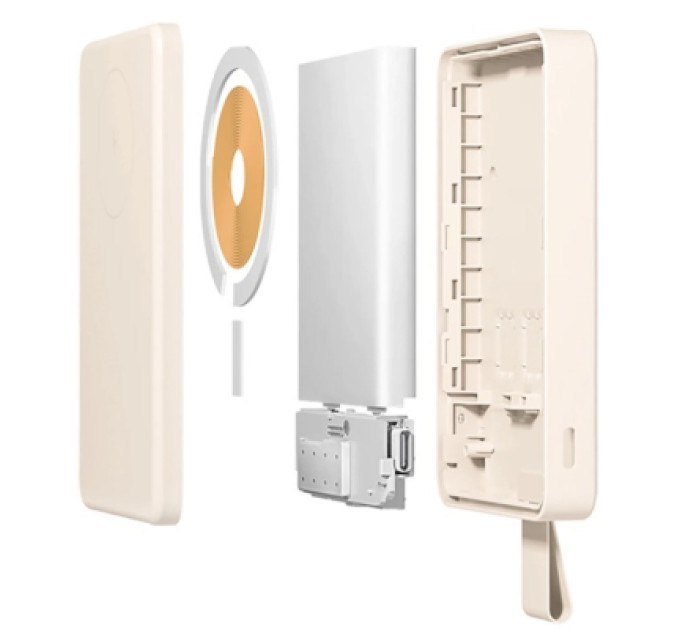 Xiaomi Батарея універсальна Xiaomi 6000mAh 15W Magnetic Power Bank GL white (BHR9074GL)