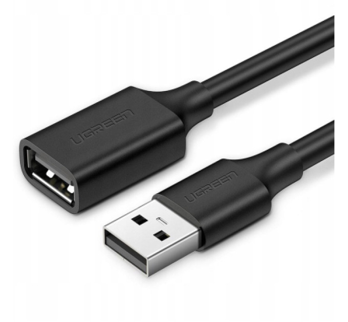 Ugreen Дата кабель USB 2.0 AM/AF 1.0m US103 black Ugreen (10314)