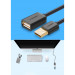 Ugreen Дата кабель USB 2.0 AM/AF 1.0m US103 black Ugreen (10314)