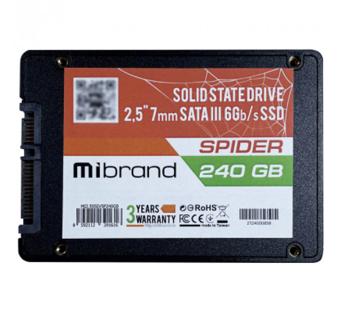 Накопичувач SSD 2.5" 240GB Mibrand (MI2.5SSD/SP240GBST)