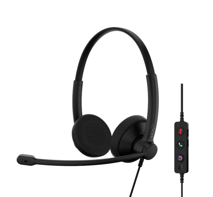 Epos Навушники Epos Impact 100 MS Stereo USB-C+A Black (1001421)