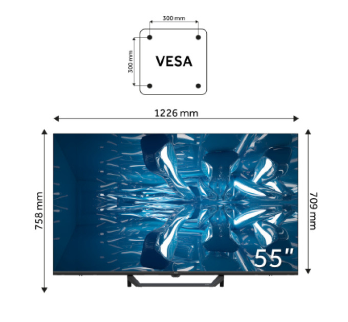 Haier Телевізор Haier H55S80FUX