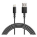 Anker Дата кабель USB 2.0 AM to Lightning 1.8m Powerline Select+ Black Anker (A8013H11)