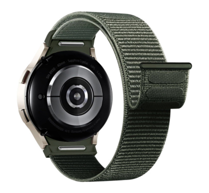 Armorstandart Ремінець до смарт-годинника Armorstandart Nylon Band для Samsung Galaxy Watch 7 / FE / 6 / 6 Classic / 5 / 5 Pro / 4 / 4 Classic Khaki (ARM86850)