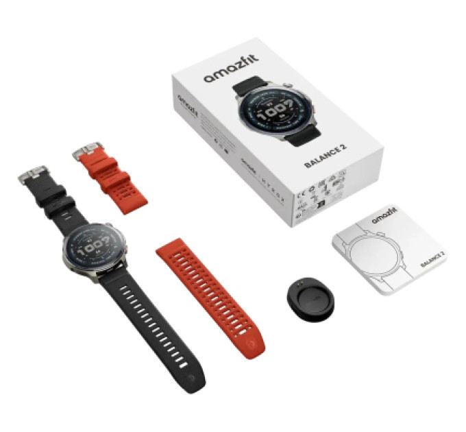 Amazfit Смарт-годинник Amazfit Balance 2 Чорний W2430GL1N (1167420)