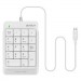 A4Tech Клавіатура A4Tech K13P Fstyler Numeric Keypad White (FK13P (White))