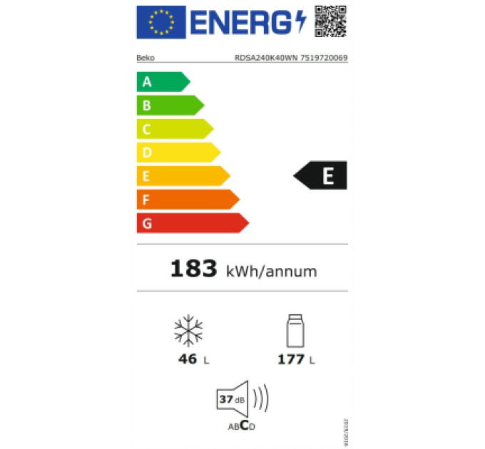 Beko Холодильник Beko RDSA240K40WN