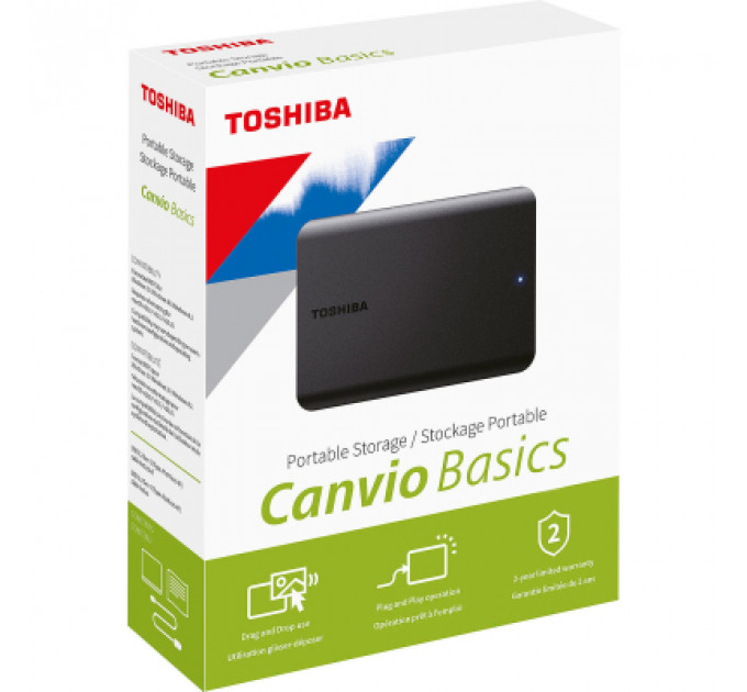 Зовнішній жорсткий диск 2.5" 4TB Toshiba (HDTB540EK3CA)