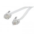 Cablexpert Патч-корд телефонний 3м RJ11 (6P4C) Cablexpert (TC6P4C-3M)