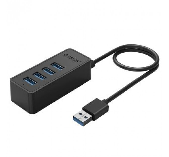 Концентратор Orico USB 3.0 4 ports (W5P-U3-100-BK-PR) (CA911264)