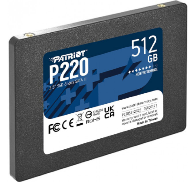 Накопичувач SSD 2.5" 512GB Patriot (P220S512G25)