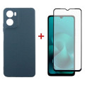 Dengos Чохол до мобільного телефона Dengos Motorola G06 Carbon+glass Blue (DG-KM-174)