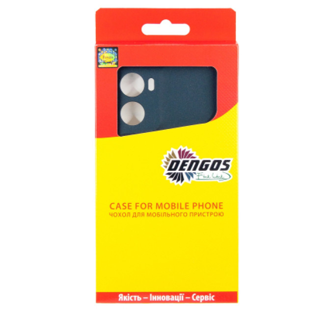 Dengos Чохол до мобільного телефона Dengos Motorola G06 Carbon+glass Blue (DG-KM-174)