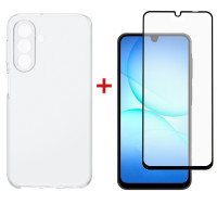 Чохол до мобільного телефона Dengos Samsung Galaxy A17 TPU+glass Transparent (DG-KM-171)