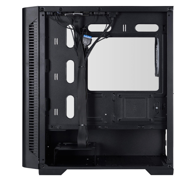 1stPlayer Корпус 1stPlayer D4-M-BK-2F1P-1F1 Black