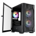 1stPlayer Корпус 1stPlayer D4-M-BK-2F1P-1F1 Black