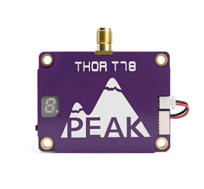Peakfpv Відеопередавач (VTX) Peakfpv THOR T78 3W 7.2-8G упаковка 400 шт. (T78BOX400)