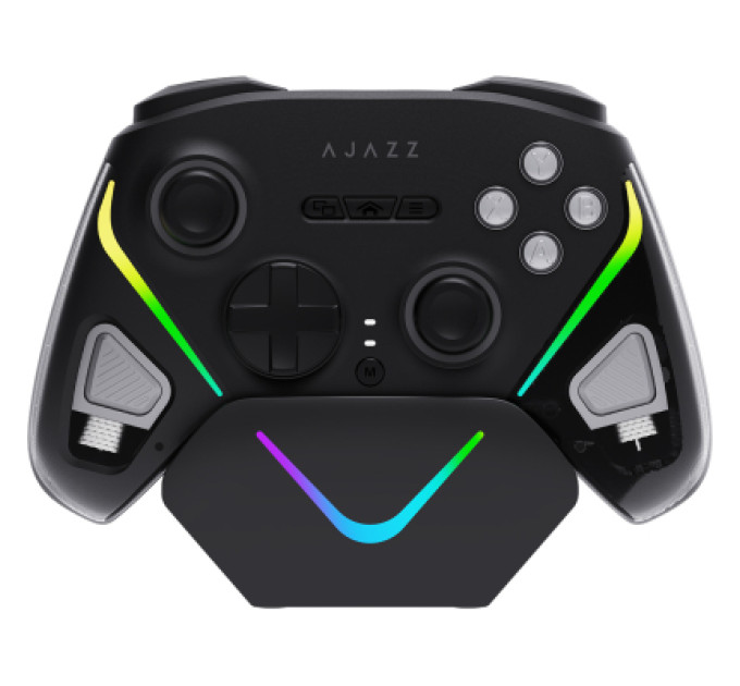 Ajazz Геймпад Ajazz GP100S 2.4G/BT/USB Switch/PC/iOS/Android RGB Black (GP100S-B)