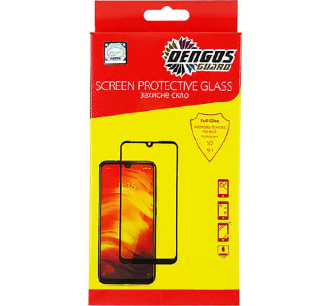 Dengos Скло захисне Dengos Full Glue POCO M8 5G Black (TGFG-428)