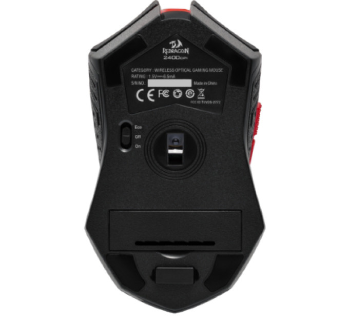 Defender Мишка Defender M601WL-BA Wireless + mouse pad Black/Red (78227)