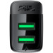 Acefast Зарядний пристрій Acefast 2xUSB 12W A86 black (6974316283270)