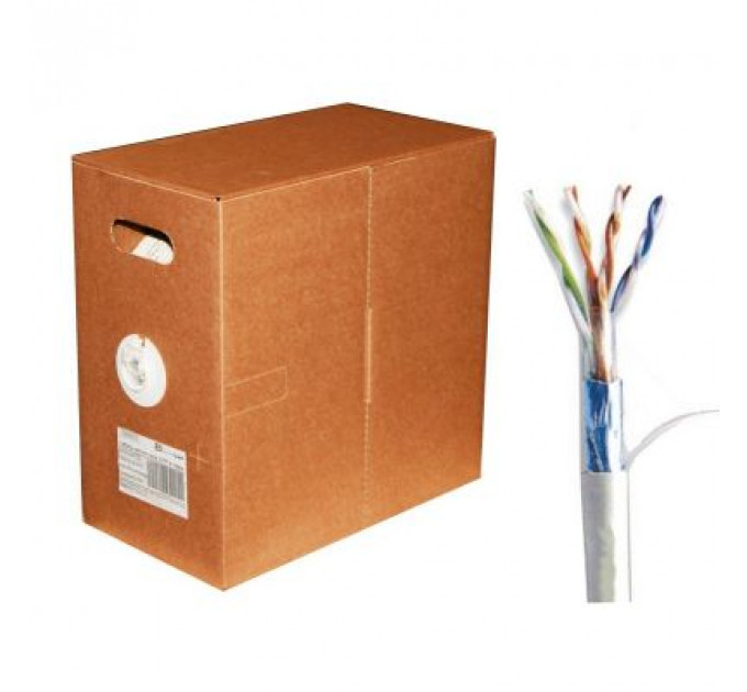 Кабель мережевий Atcom FTP 305м cat.5e Premium CU (3802)