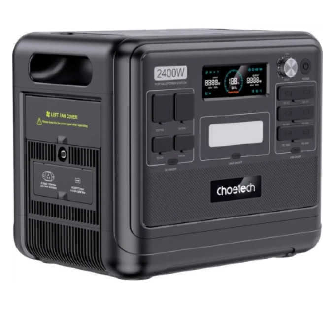 Choetech Зарядна станція Choetech BS008-BQB 2400W 2048Wh (BS008-BQB)