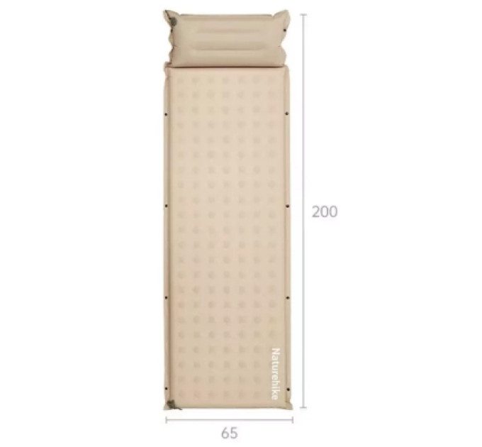 Naturehike Туристичний килимок Naturehike CNK2550WS025, вологостійкий, 200х65х3 см, зелений (6977465868817)