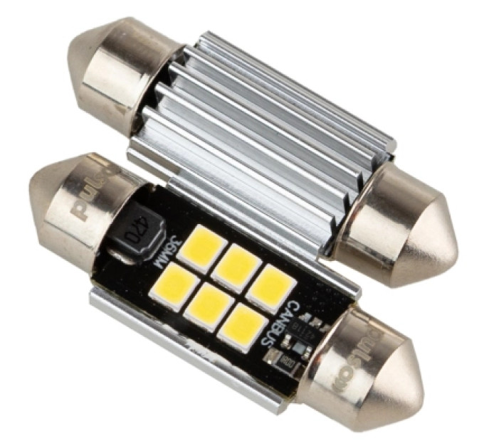 PULSO Автолампа PULSO LED C5W/36мм/CANBUS/9SMD-2835/12v/2,9W/315lm White (LP-36C5W)