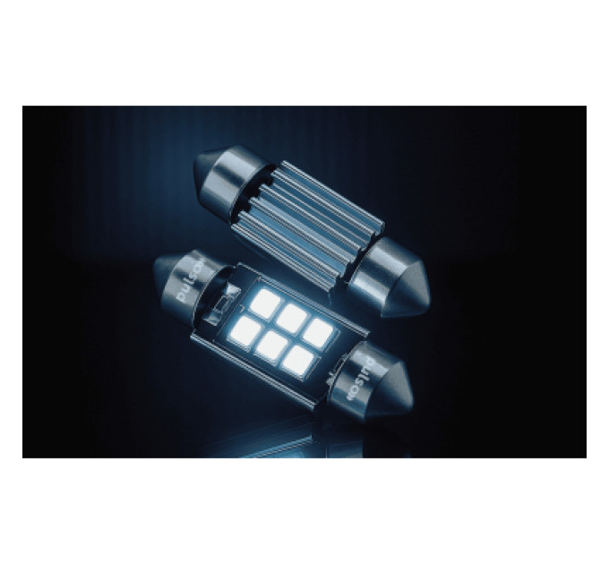 PULSO Автолампа PULSO LED C5W/36мм/CANBUS/9SMD-2835/12v/2,9W/315lm White (LP-36C5W)