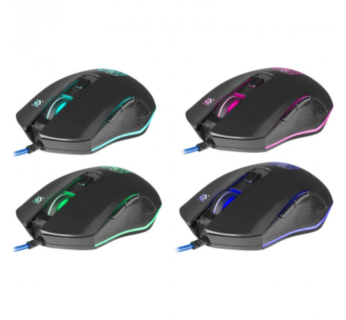 Мишка Defender Sleipnir GM-927 USB Black+ Килимок (52927)