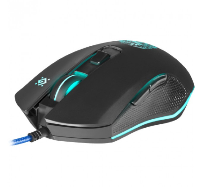 Мишка Defender Sleipnir GM-927 USB Black+ Килимок (52927)