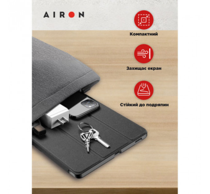 Чохол до планшета AirOn Premium Xiaomi Redmi Pad 10.6" 2022 + Film Black (4822352781087)