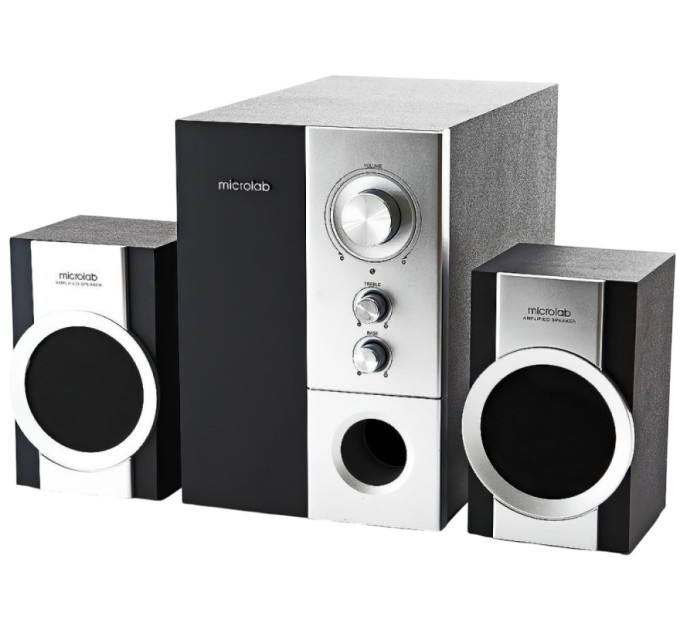 Microlab Акустична система MICROLAB M-590 2.1, 14W, mini-jack,чорний