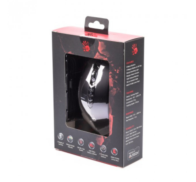Мишка A4Tech Bloody V8MA Black