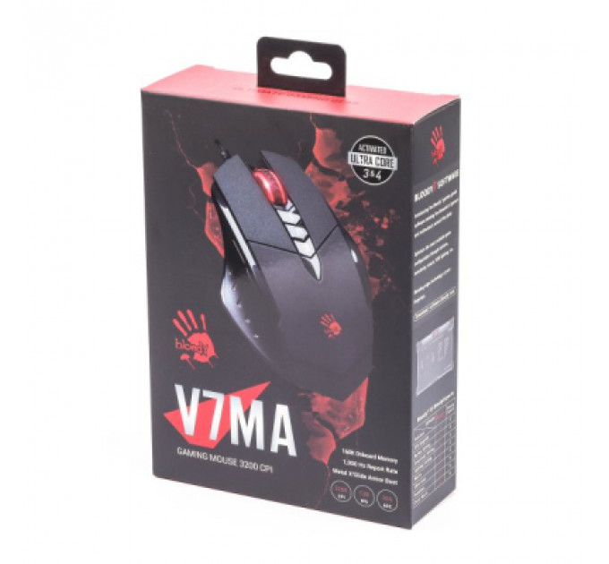 Мишка A4Tech Bloody V7MA Black