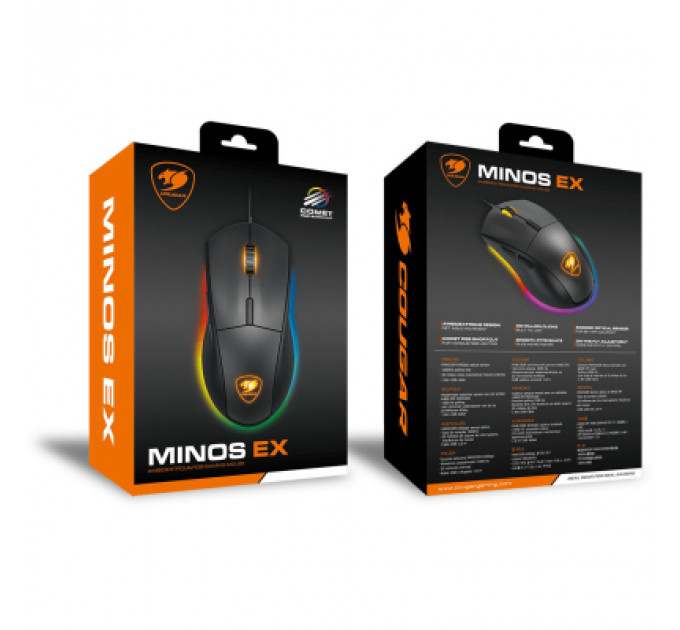 Мишка Cougar Minos EX USB Black (Minos EX Black)