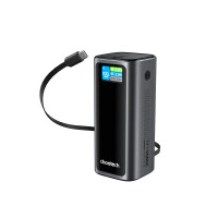 Батарея універсальна Choetech 20000mAh, PD/130W, QC, AFC , TFT, pass-through charging (B815C)