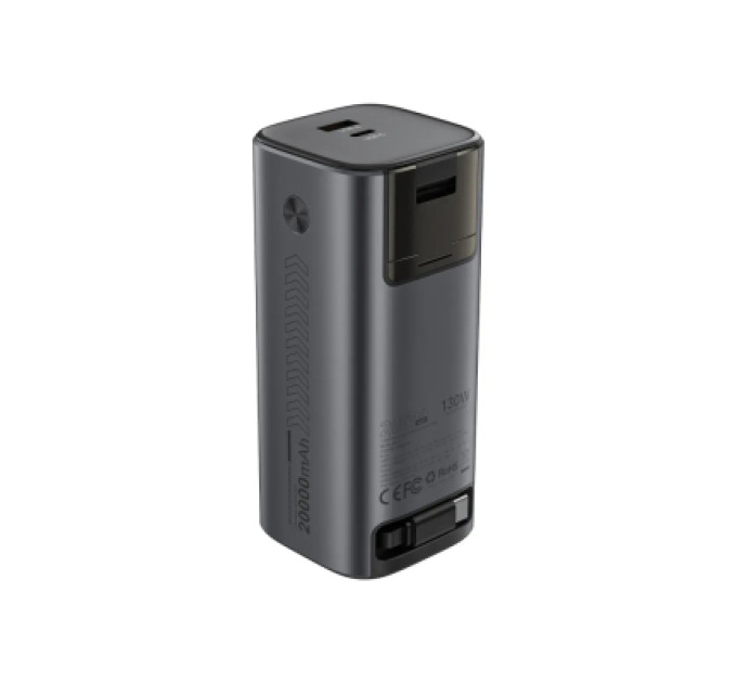 Choetech Батарея універсальна Choetech 20000mAh, PD/130W, QC, AFC , TFT, pass-through charging (B815C)