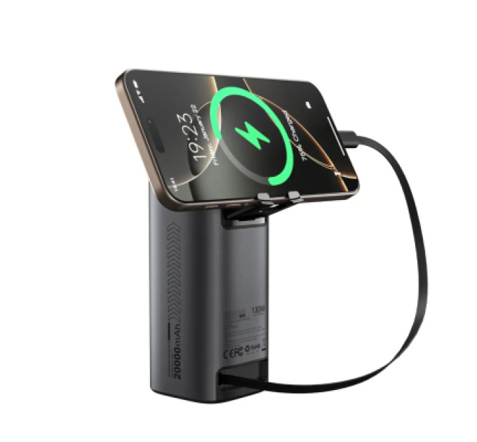 Choetech Батарея універсальна Choetech 20000mAh, PD/130W, QC, AFC , TFT, pass-through charging (B815C)