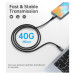 Choetech Дата кабель USB-C to USB-C 2.0m USB4 Gen 3 240W 8K Choetech (XCC-1042)