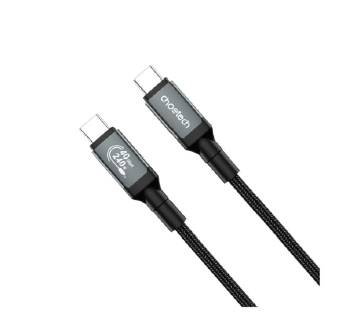 Choetech Дата кабель USB-C to USB-C 2.0m USB4 Gen 3 240W 8K Choetech (XCC-1042)