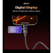 Choetech Дата кабель USB-C to USB-C 1.2m PD60W magnetic digital display nylon gray Choetech (XCC-1067-GY)