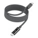 Choetech Дата кабель USB-C to USB-C 1.2m PD60W magnetic digital display nylon gray Choetech (XCC-1067-GY)