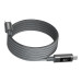 Choetech Дата кабель USB-C to USB-C 1.2m PD60W magnetic digital display nylon gray Choetech (XCC-1067-GY)