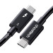 Choetech Дата кабель USB-C to USB-C 1.0m Thunderbolt 5 Intel certified Choetech (A3011)