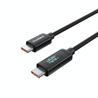 Дата кабель USB-C to USB-C 1.2m PD100W digital display silicone Choetech (XCC-1064)