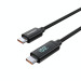 Choetech Дата кабель USB-C to USB-C 1.2m PD100W digital display silicone Choetech (XCC-1064)