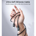 Choetech Дата кабель USB-C to USB-C 1.2m PD100W digital display silicone Choetech (XCC-1064)